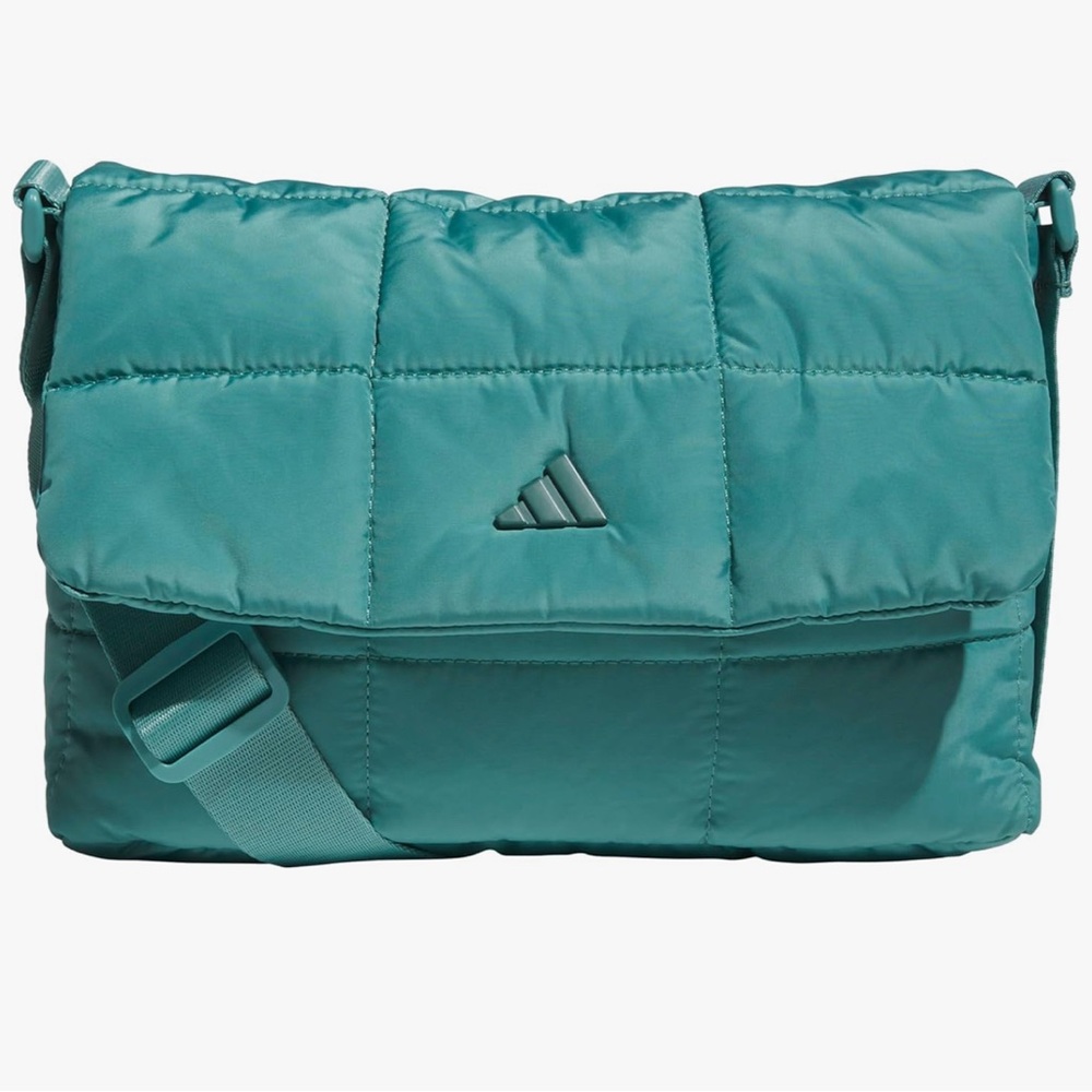 Adidas Teal Quilted Crossbody Bag- Brand New With Tags - Picture 4 of 7